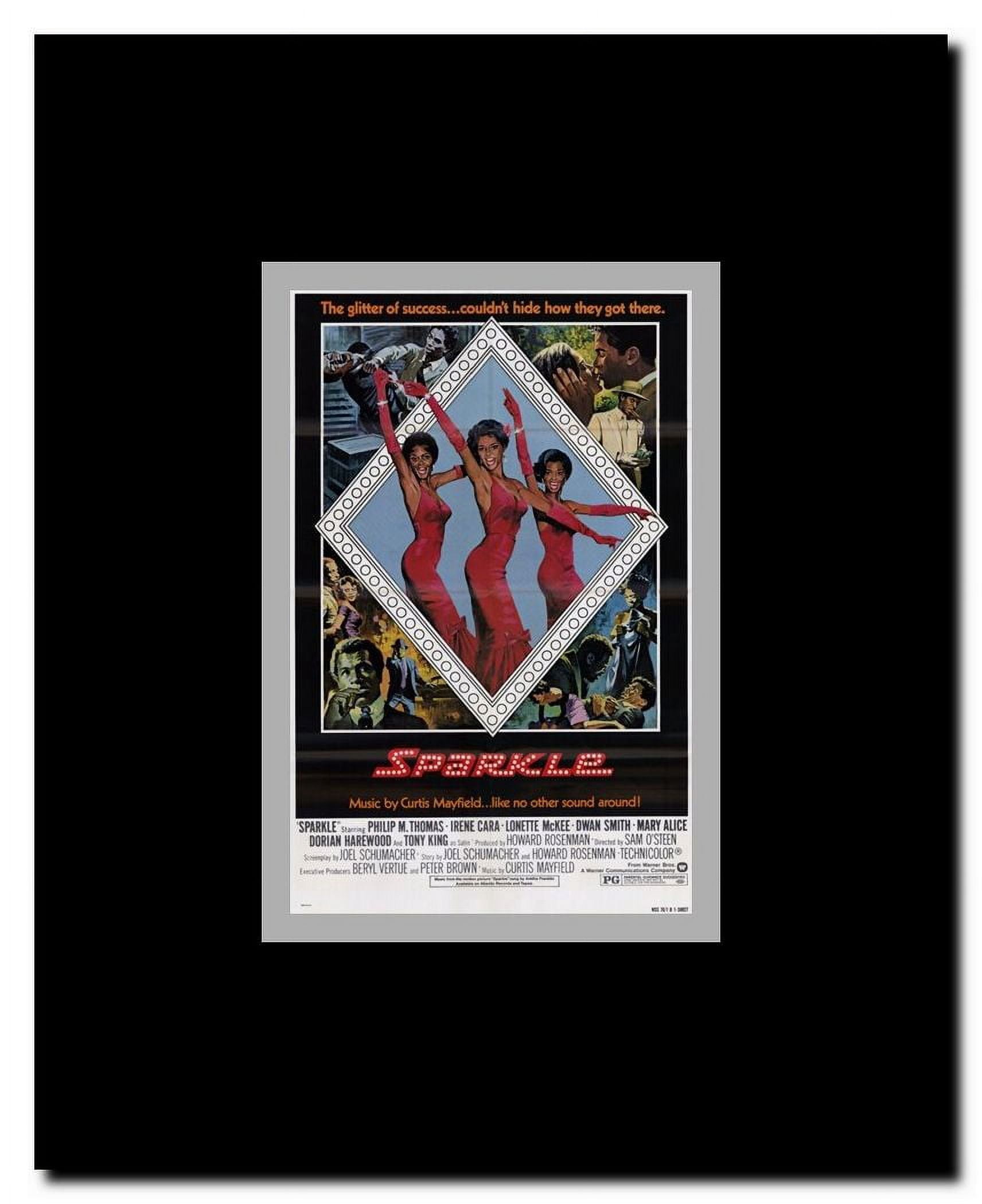 Sparkle Framed Movie Poster