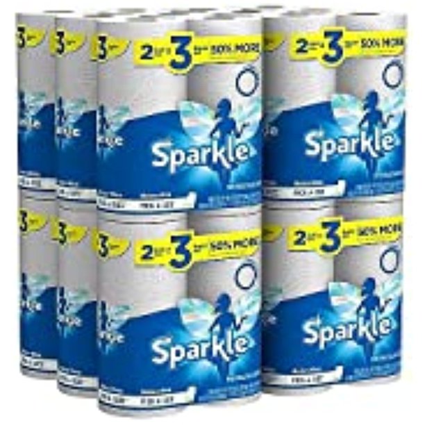 Sparkle Giant Paper Towel, Pick A Size, White, 2 Count