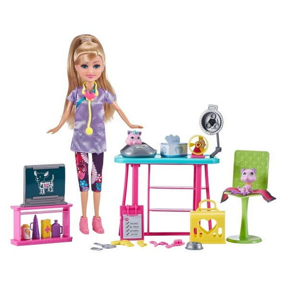 Sparkle Girlz Pet Medical Clinic Doll Set by ZURU