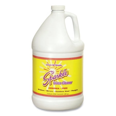 Sparkle Glass Cleaner, 1 gal Bottle Refill, Each