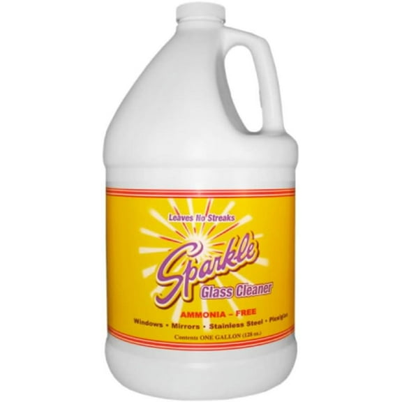 Sparkle Glass Cleaner, Original Purple, 1 Gallon Refill Bottle, 128 OZ