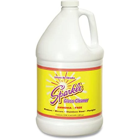 Sparkle Glass Cleaner, Original Purple, 1 Gallon Refill Bottle, 128 Oz