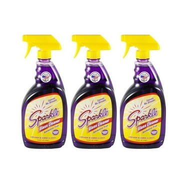 Sparkle Glass Cleaner Spray, Ammonia-Free Original Formula Glass Cleaner, Leaves No Streaks, 33.8 FL OZ Spray Bottle (Pack of 3)