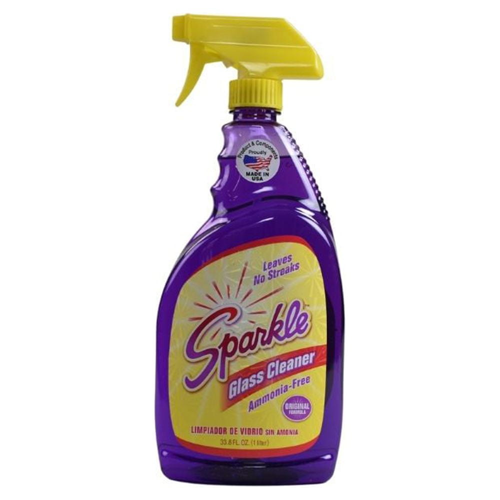 Sparkle Glass Cleaner Spray, AmmoniaFree Original Formula Glass