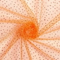 thumbnail image 1 of Sparkle Glitter Tulle Fabric Wedding Decoration Craft Event 60" Wide Sold BTY - Orange, 1 of 1