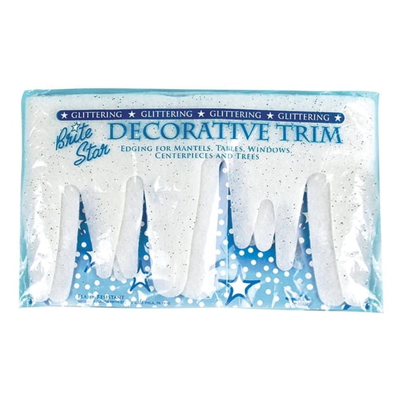 Sparkle Icicle Trim Tree Skirt (Set of 2)