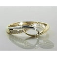 thumbnail image 1 of Sparkle Jewels 14K Two-Tone Gold Finish 1.00Ct Round Cut Cubic Zirconia Engagement Women Ring, 1 of 4