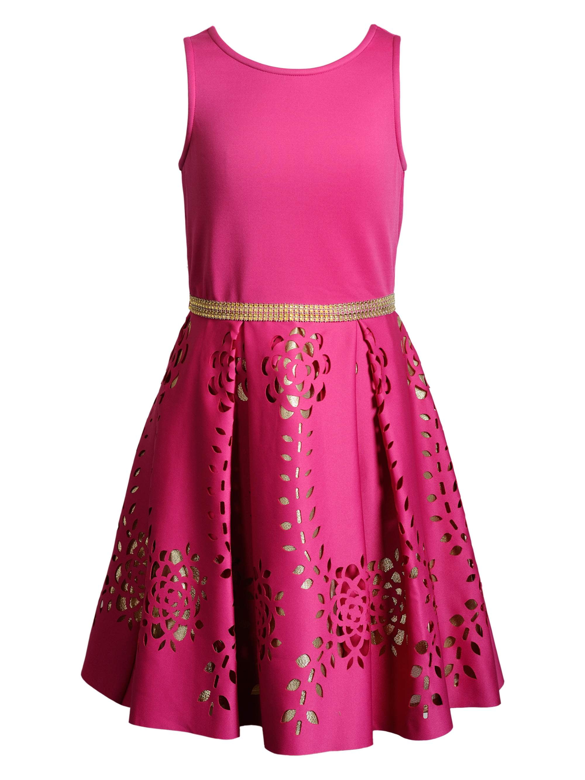 Sparkle Lace Fit and Flare Dress (Big Girls) - Walmart.com