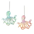 thumbnail image 1 of Blue & Pink Octopus Decorative Small Christmas Tree Ornaments Set of 2, 1 of 9