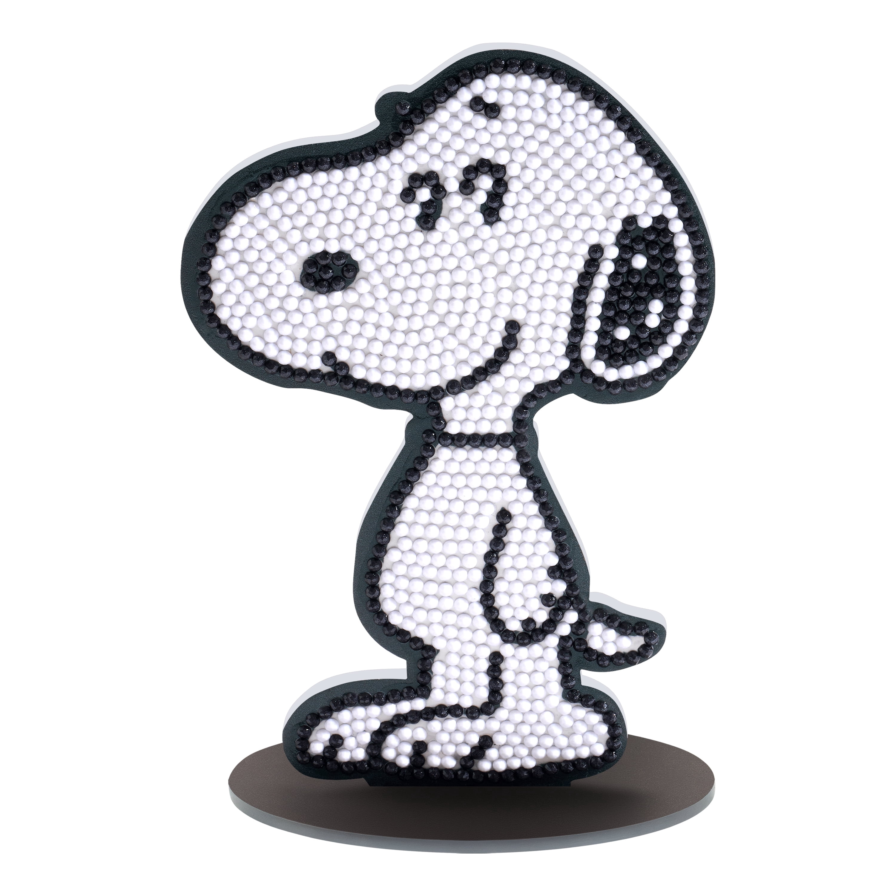 DIAMOND ART CLUB® Sparkle Pals - Snoopy, Diamond Painting Kit, Fun DIY Crafts for Adults, Diamond Art Craft for Beginners, 5.7" x 3.7"