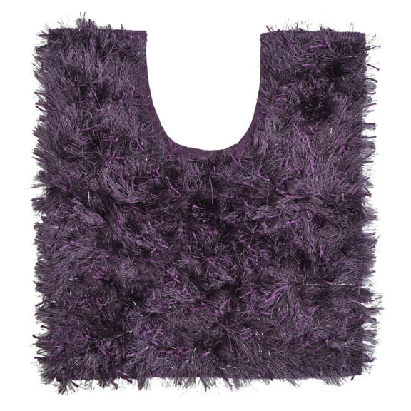 Sparkle Pedestal Mat with Shaggy Deep Pile