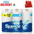 thumbnail image 1 of Sparkle Pick-A-Size Paper Towels, Spirited Prints, 6 Double Rolls = 12 Regular R, 1 of 13