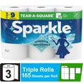 thumbnail image 1 of Sparkle Tear-a-Square Paper Towels, 3 Triple Rolls, 1 of 12