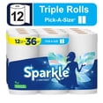 thumbnail image 1 of Sparkle Pick-a-Size Paper Towels, White, 12 Triple Rolls, 1 of 14