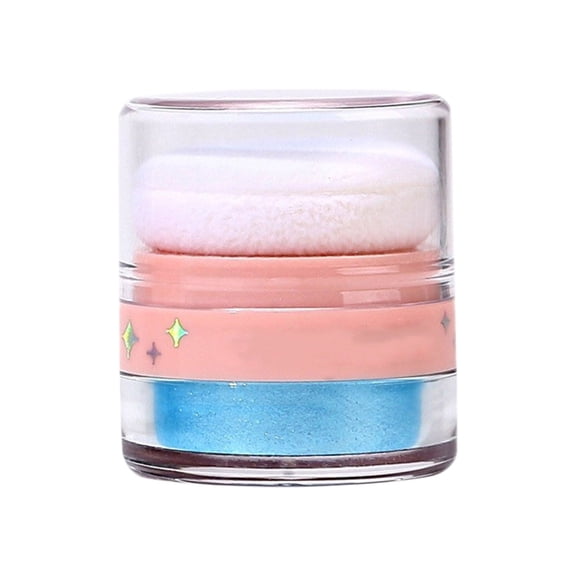 Sparkle Powder, All-in-One Highlighter Eyeshadow Body Shimmer, Pearlescent Glow Powder for Makeup, Easy to Use for Beginners and Pros, 3g Net