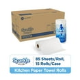 thumbnail image 1 of Sparkle Professional Series® 2-Ply Perforated Kitchen Paper Towel Rolls by GP PRO (Georgia-Pacific), White, 2717714, Sheet size: 11” X 8.8” (LxW), 85 Sheets Per Roll, 15 Rolls Per Case, 1 of 7