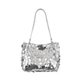 thumbnail image 1 of Sparkle Sequin Large Capacity Tote Bag Versatile Shoulder Commute Handbag for Daily Outing Carnival Match, 1 of 6