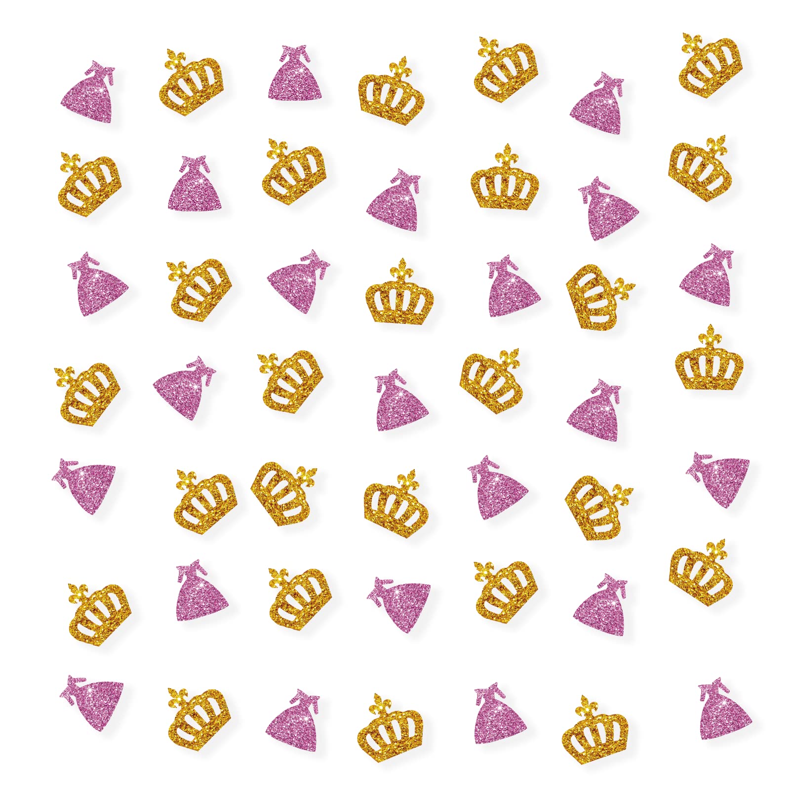 Sparkle and Shine 100Piece Princess Dress Confetti Set for Fairy Tale