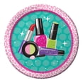 thumbnail image 1 of Sparkle Spa Party Round Paper Plates 8 Count for 8 Guests, 1 of 2