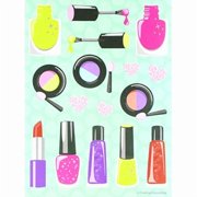 Sparkle Spa Party Stickers, 4pk
