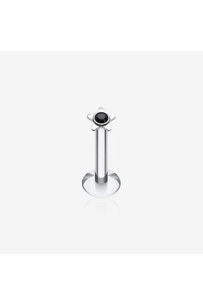 Sparkle Star Top Internally Threaded Labret