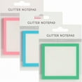 thumbnail image 1 of Sparkle Sticky Notes, Clear Post It Notes Pastel, Cute Self Adhesive Note Memo Pads, Transparent Glitter Notepads Stationery, See Through Notes, Small to Do List, Office Supplies, 1 of 8