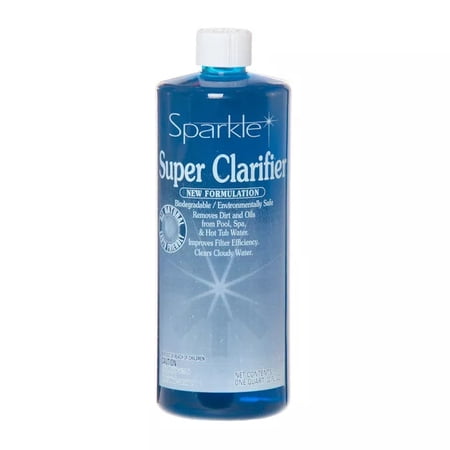 Sparkle Super Clarifier 3050 – Water Polisher and Clarifier for Swimming Pools, 1 Quart