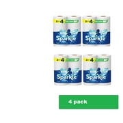 Sparkle Tear-a-Square Paper Towels, 4 Double Rolls