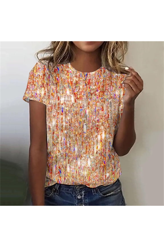 Sparkle Tops For Women Bling Shirts For Women Holiday Party Tops For Women Shiny Tops For Women Dressy Tops For Women For Wedding Sparkle Tops Glitter Blouse Shiny Shirts For Women