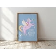 thumbnail image 1 of Sparkle Wherever You Go Pastel Unicorn Nursery Wall Art, Unframed Paper Poster 24x36in, 1 of 4