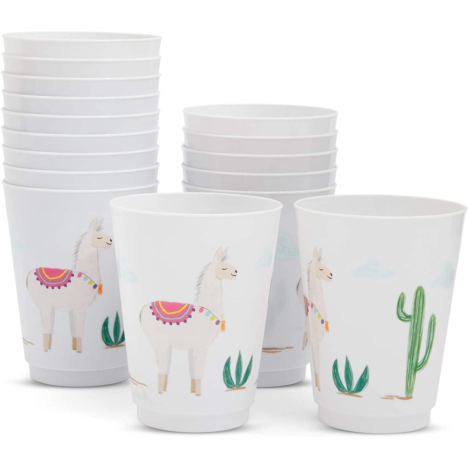 Festive Jingle Juice Reusable Party Cups-set of 4