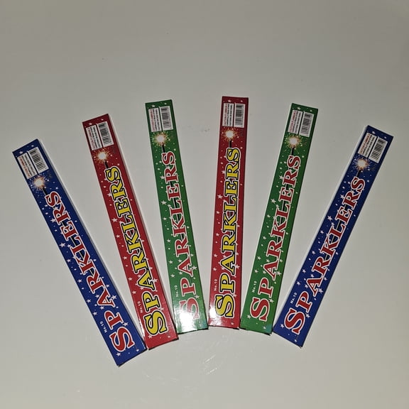 Sparkler 10" Red, Blue, Green 3 colors 48pc in Total