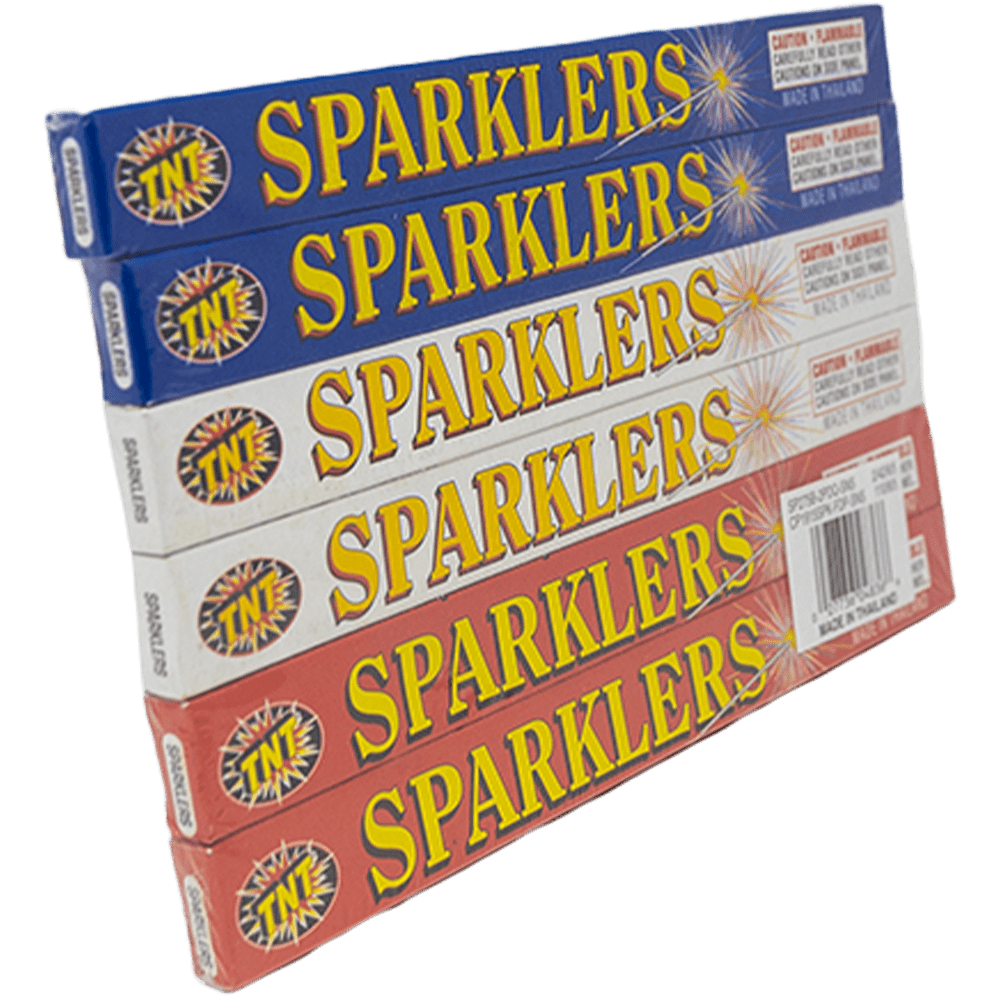 Sparklers, TNT Fireworks, Gold Sparklers, 30 Sparklers