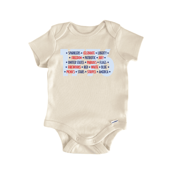 Sparkles Celebrate Newborn Baby Bodysuit