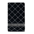 thumbnail image 1 of Sparkles Home  Atlas Rhinestone Hand Towel (Set of 2) Black, 1 of 5