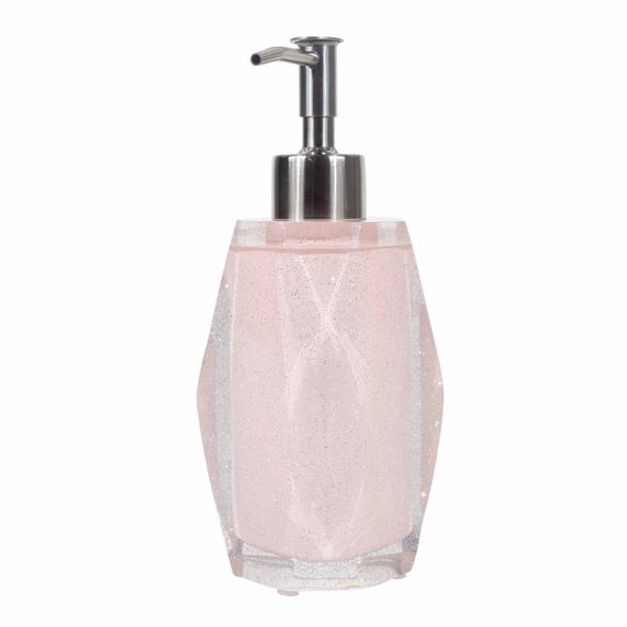 Sparkles Home Faceted Lotion Pump Pink