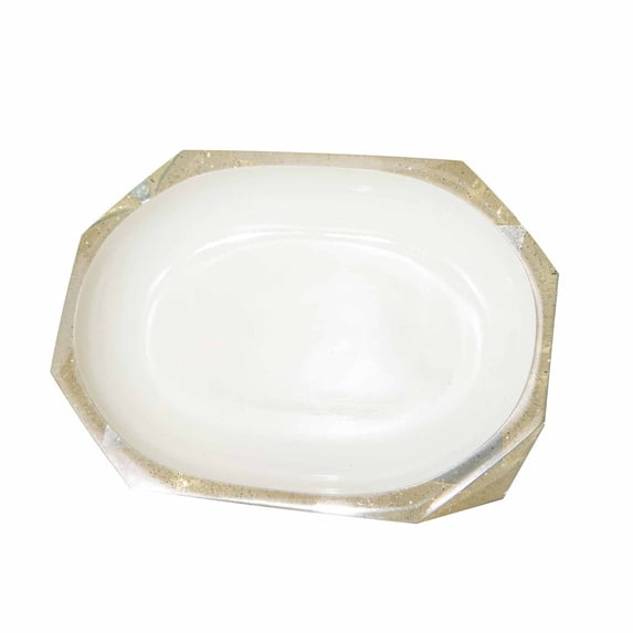 Sparkles Home Faceted Soap Dish Glitter