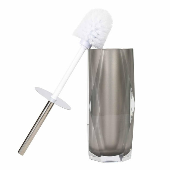 Sparkles Home Faceted Toilet Brush Gray