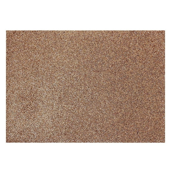 Sparkles Home Luminous Rectangle Rhinestone Placemat Copper