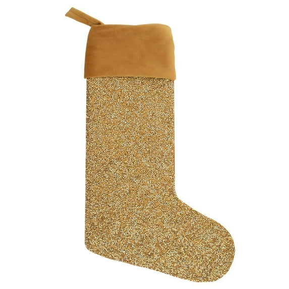 Sparkles Home Luminous Rhinestone Stocking Gold
