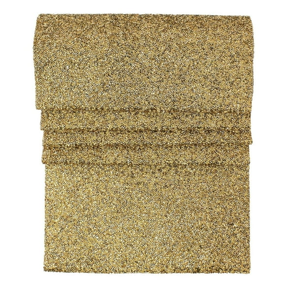 Sparkles Home Luminous Rhinestone Table Runner Champagne 36