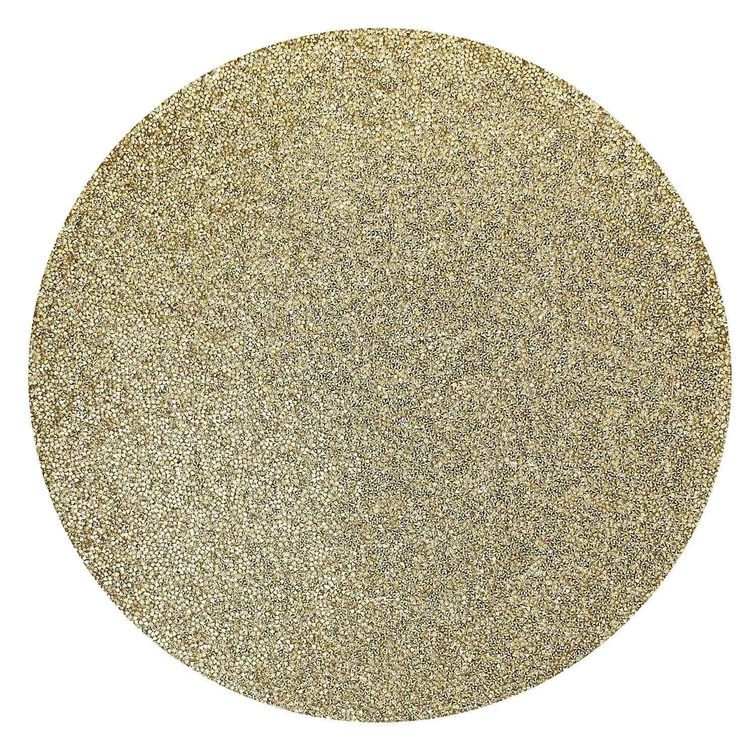Sparkles Home Luminous Round Rhinestone Placemat Champagne