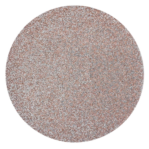 Sparkles Home Luminous Round Rhinestone Placemat Topaz