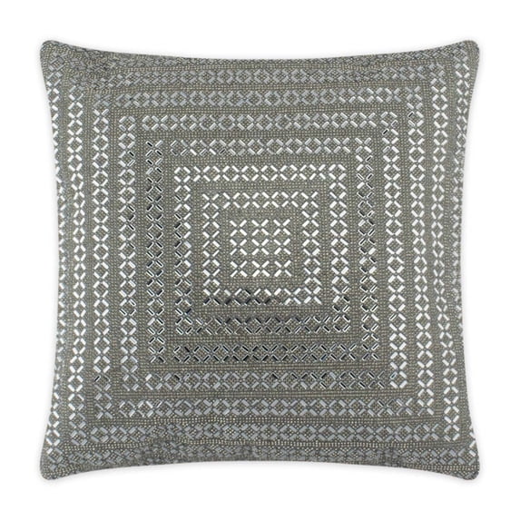 Sparkles Home Madison Avenue Rhinestone Pillow Charcoal 16x16