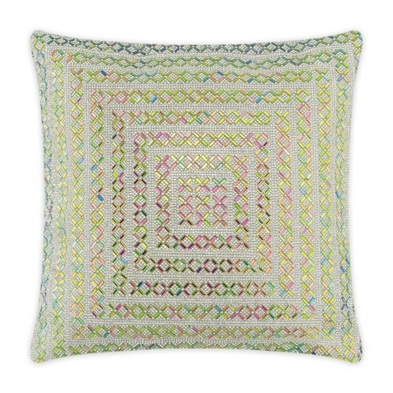 Sparkles Home Madison Avenue Rhinestone Pillow Rainbow 20x20