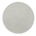 thumbnail image 1 of Sparkles Home  Madison Avenue Round Rhinestone Placemat Silver, 1 of 5