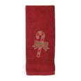 thumbnail image 1 of Sparkles Home  Rhinestone Candy Cane Hand Towel, 1 of 6