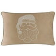 thumbnail image 1 of Sparkles Home  Santa Rhinestone Pillow Champagne 14x20, 1 of 5