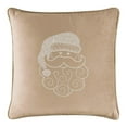 thumbnail image 1 of Sparkles Home  Santa Rhinestone Pillow Champagne 20x20, 1 of 5