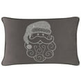 thumbnail image 1 of Sparkles Home  Santa Rhinestone Pillow Charcoal 14x20, 1 of 5